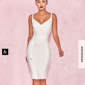 House of CB ‘Belice’ White Dress